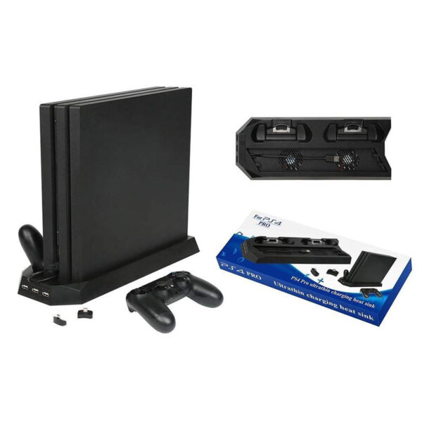 پایه نگهدارنده و شارژر دسته بازی YH-24 PS4 Slim/Pro