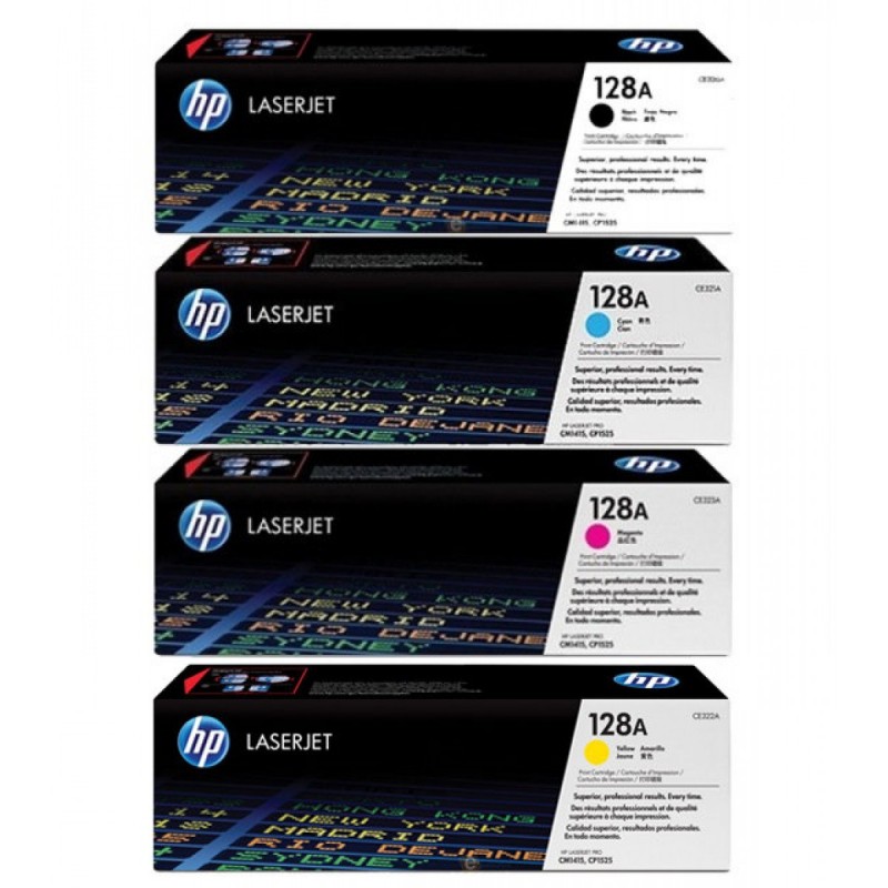 کارتریج لیزری رنگی HP 128A بسته 4 عددی - تصویر 3