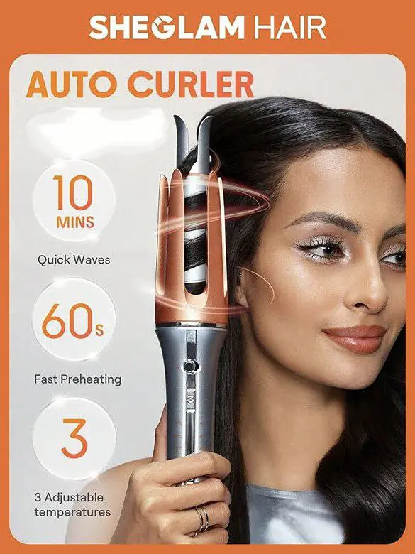 دستگاه فر کننده مو شیگلم کرلی برند لیز SHEGLAM Hair Curler LIZZE 