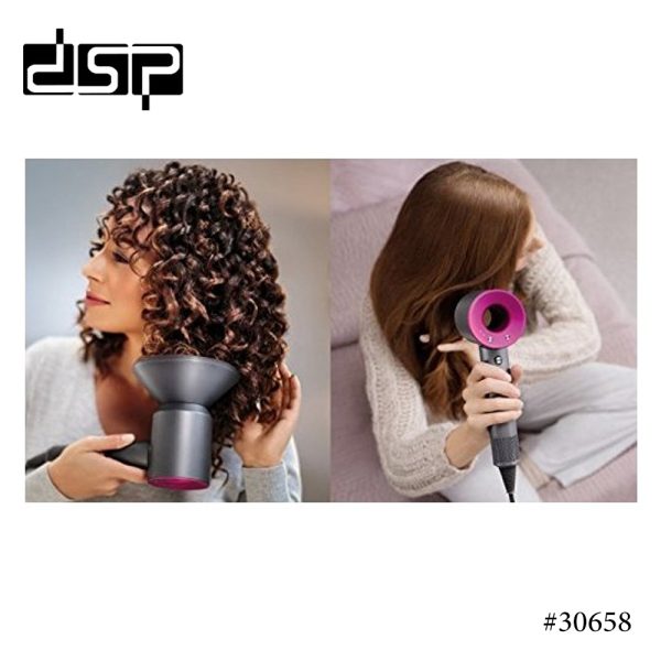 سشوار حرفه ای دی اس پی مدل DSP30658 طرح دایسون سوپر سونیک (درجه یک) 