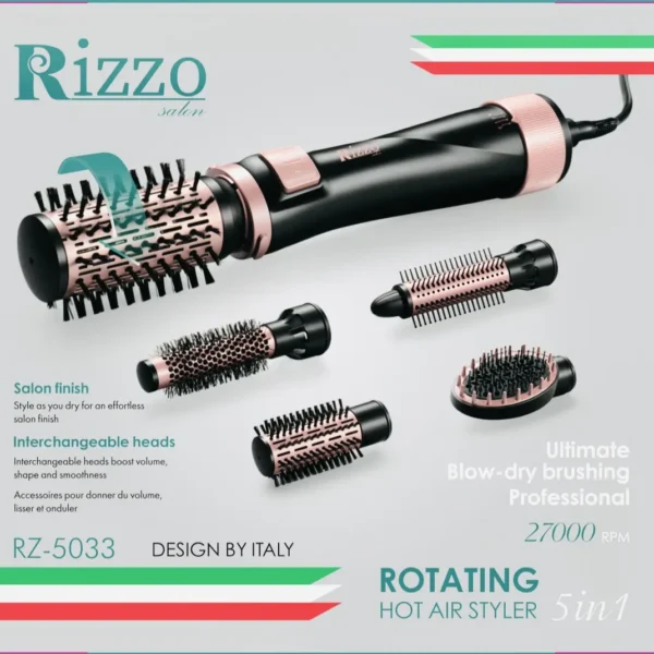 سشوار چرخشی 5 کاره ریزو مدل RZ-5033