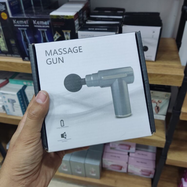 ماساژور تفنگی حرارتی Massage Gun با ۴ سری و موتور ۲۵ وات