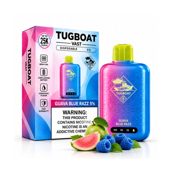 پاد تاگبات 25000 پاف سري Vast Guava Blue Razz